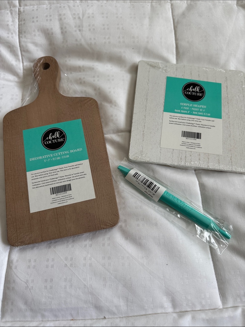Chalk Couture Wood & Craft Kit with Teal Accents